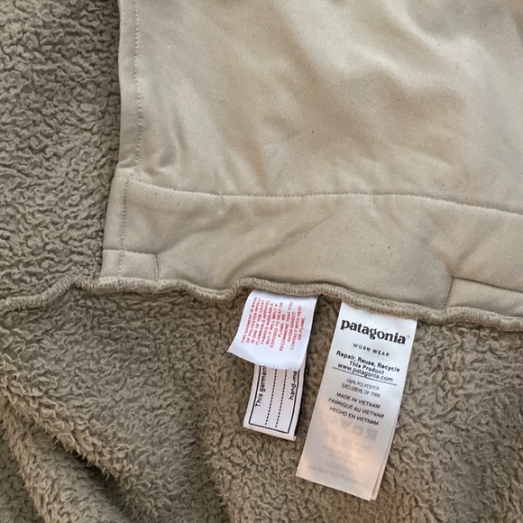 Patagonia Girls XL Los Gatos Tan Hooded Sweater - Picture 3 of 4
